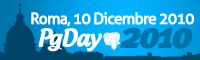 PGDay Roma, 10 Dicembre 2010